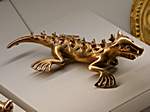 Krokodil im Gold Museum in San Jose