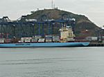 am Containerhafen bei Panama City