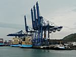 Containerhafen bei Panama City