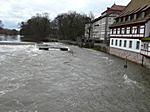 Fulda in Rotenburg (Hochwasser) - fotografiert am 28.02.2010