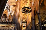 Innenansicht der Kathedrale von Barcelona