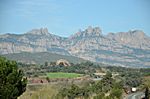 Am zweiten Tag fahren wir ins Kloster Montserrat, Nordwestlich von Barcelona - Siehst Du das Kloster schon ??