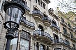 Wunderschöne Häuser und Fassaden an der "Passeig de Gracia"