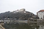 Passau, Blick auf die Veste Oberhaus