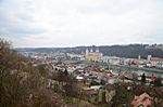 Passau aus der Perspektive vom Kloster Mariahilf