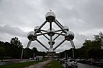 Am Atomium in Brüssel